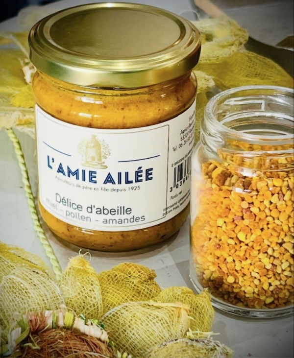 "Délice d'abeille" miel - pollen - amandes