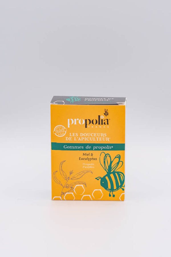 Gommes de propolis miel & eucalyptus (45g)