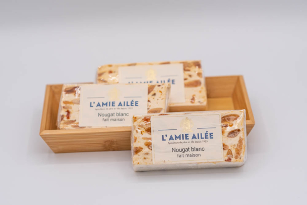 Nougat blanc au miel de lavande (100g)