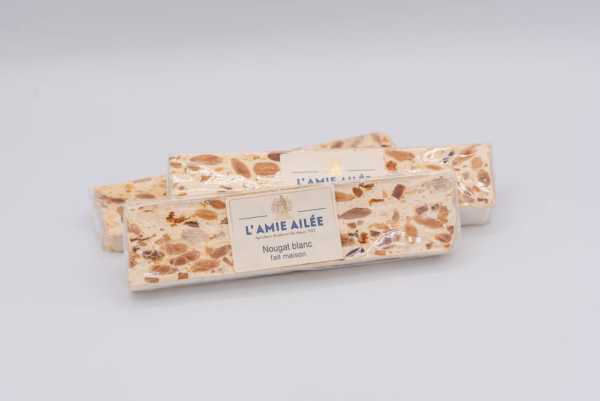 Nougat blanc au miel de lavande (200g)