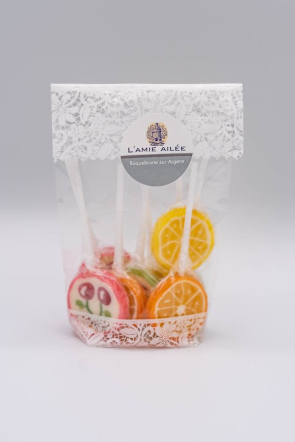 Sucettes au miel et aux fruits (sachet de 8)